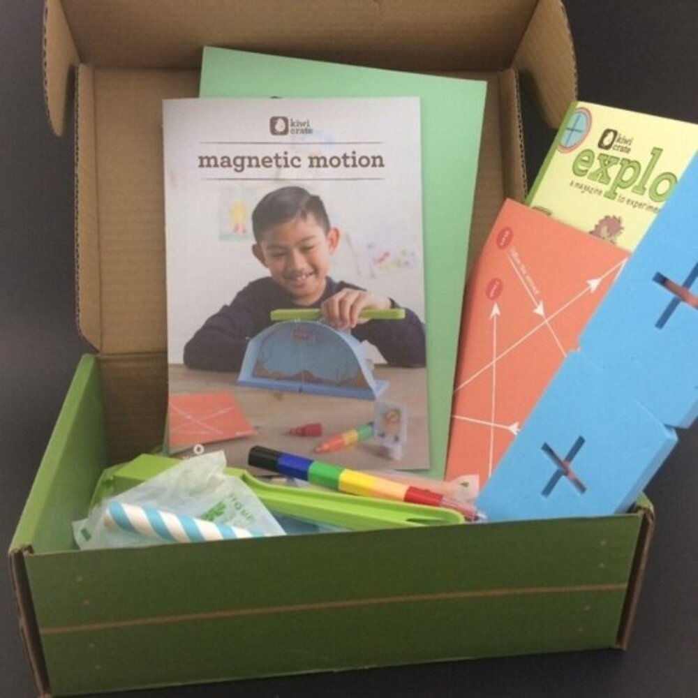 Kiwi Crate Magnetic Motion Ages 5+ Homeschool Educational Project